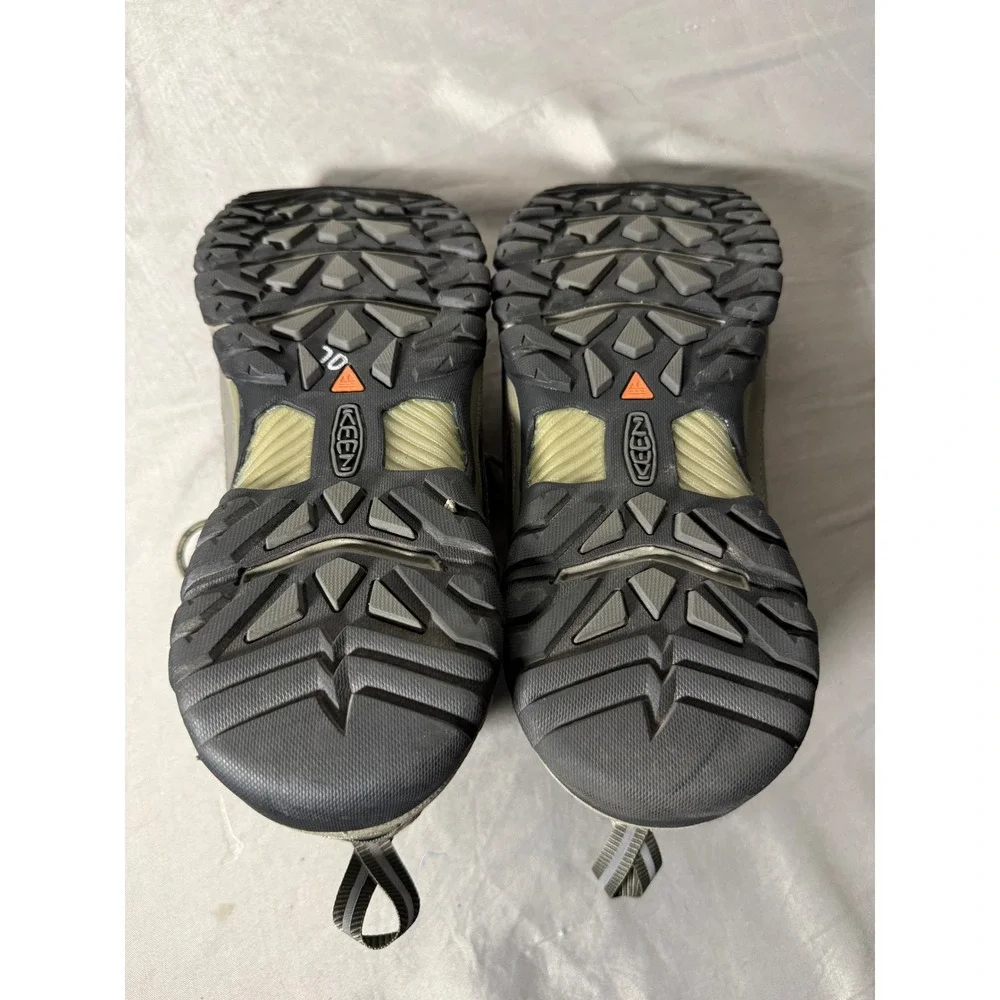 Keen Targhee III Waterproof Hiking Shoes Mens 10.5 Wide Brown Olive